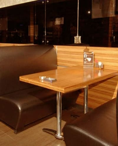 Realizace Měkké sklo v kavárně nebo restauraci