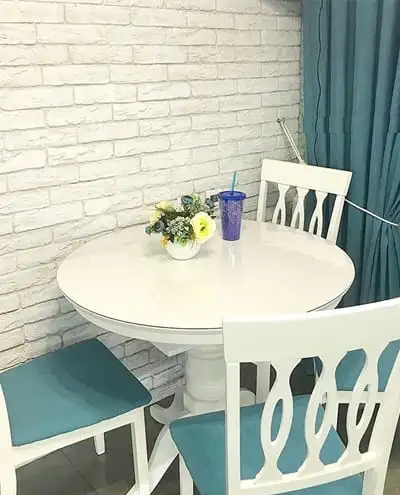 Realizace Měkké sklo na kuchyňském stole