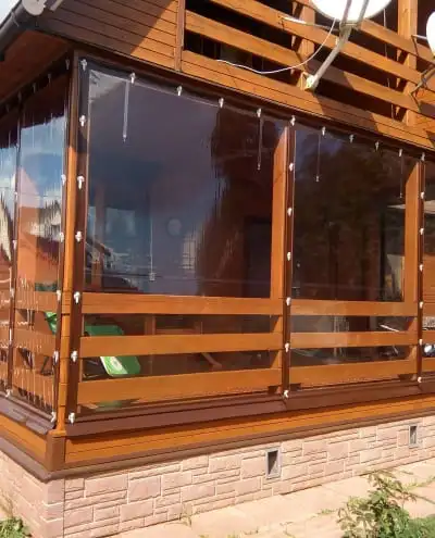 Realizace Měkké sklo v zahradním altánu